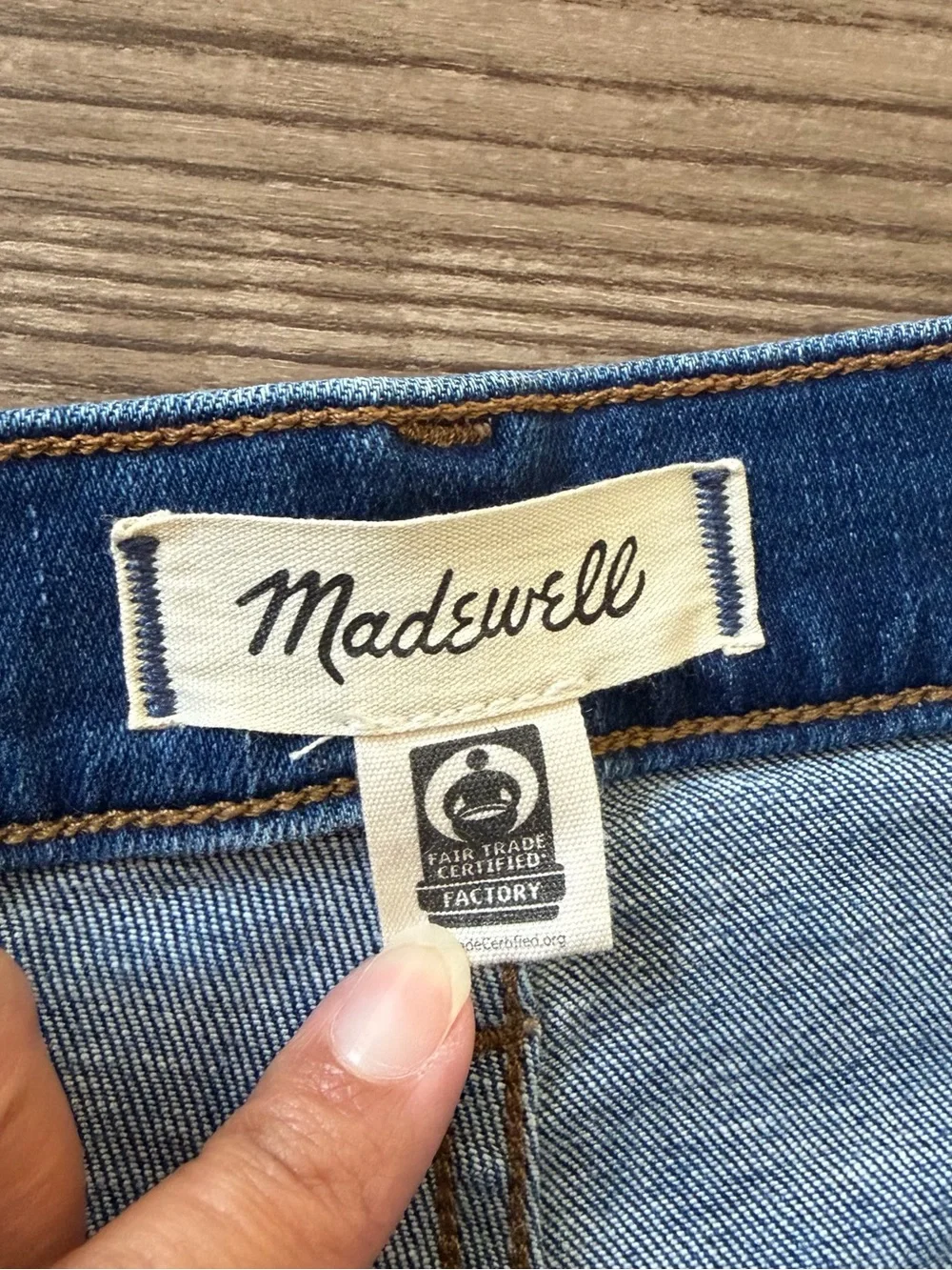 Madewell flared wide